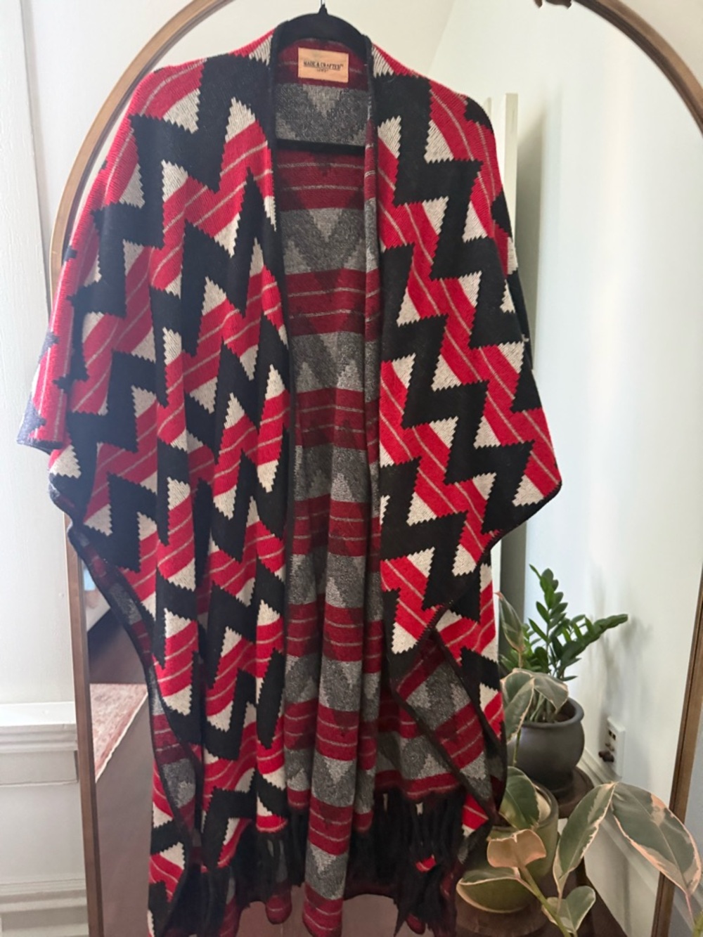 Levi’s Made & Crafted Red & Black Knit Duster